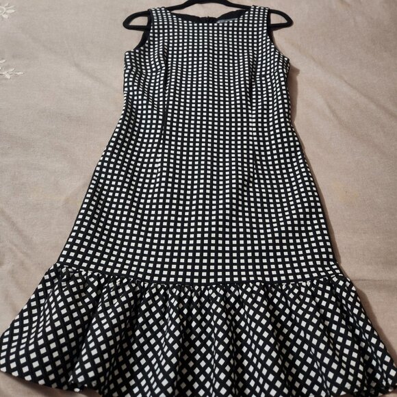 Elliott Lauren sleeveless black and white dress - Picture 3 of 6